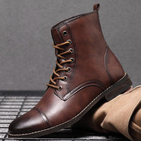 WILFRIED | Leather Boots - Retail Flare