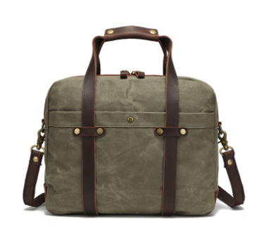 ASHVILLE | Canvas Laptop Messenger Bag - Retail Flare