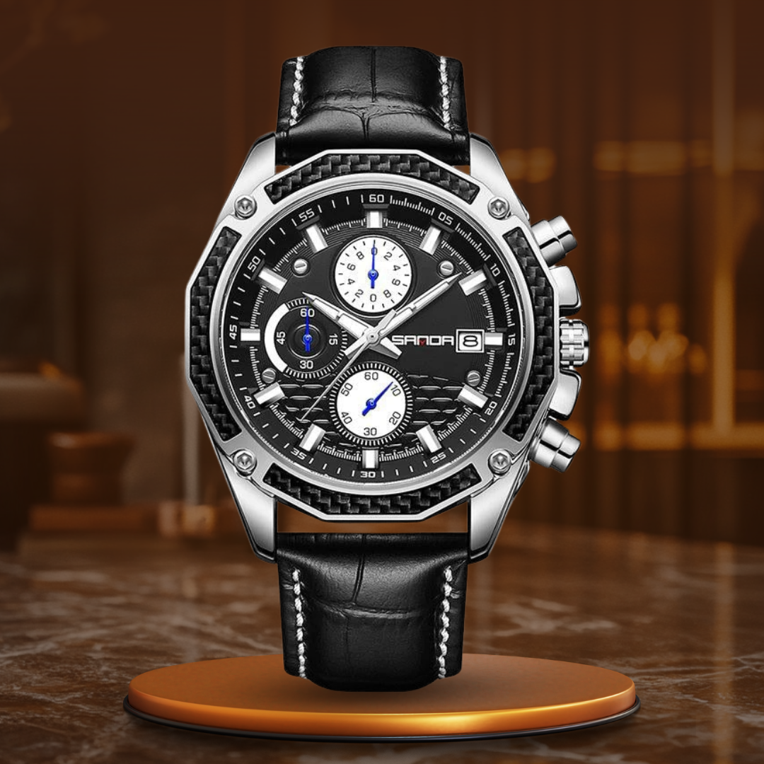 Noble Quartz Chronograph with Racing Dial - Retail Flare