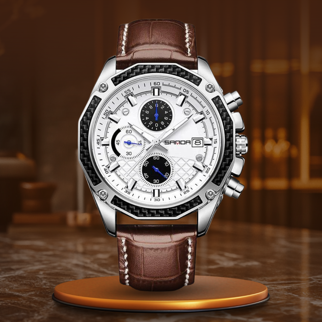 Noble Quartz Chronograph with Racing Dial - Retail Flare