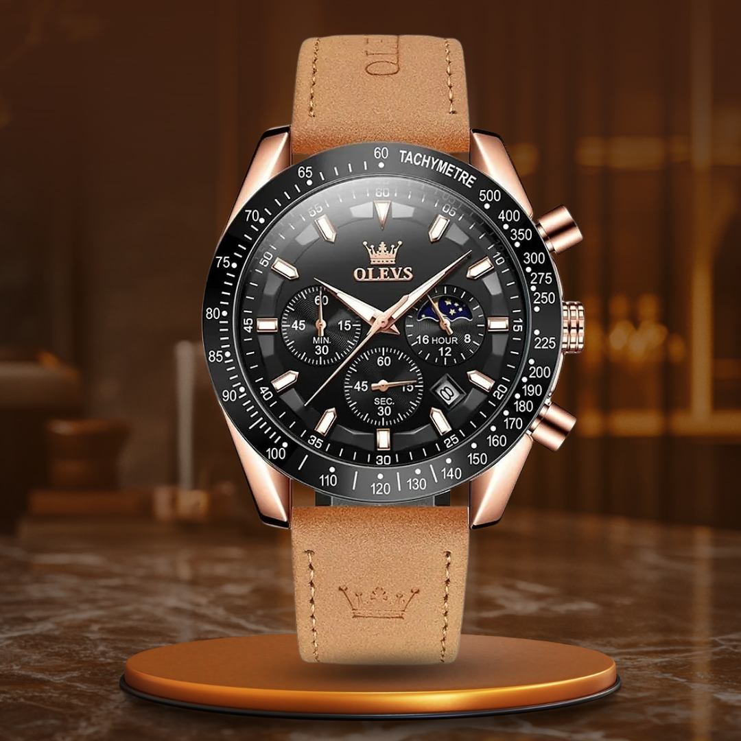 Elite Waterproof Quartz Timepiece - Retail Flare