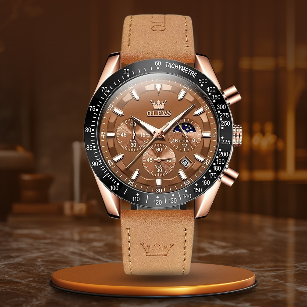 Elite Waterproof Quartz Timepiece - Retail Flare