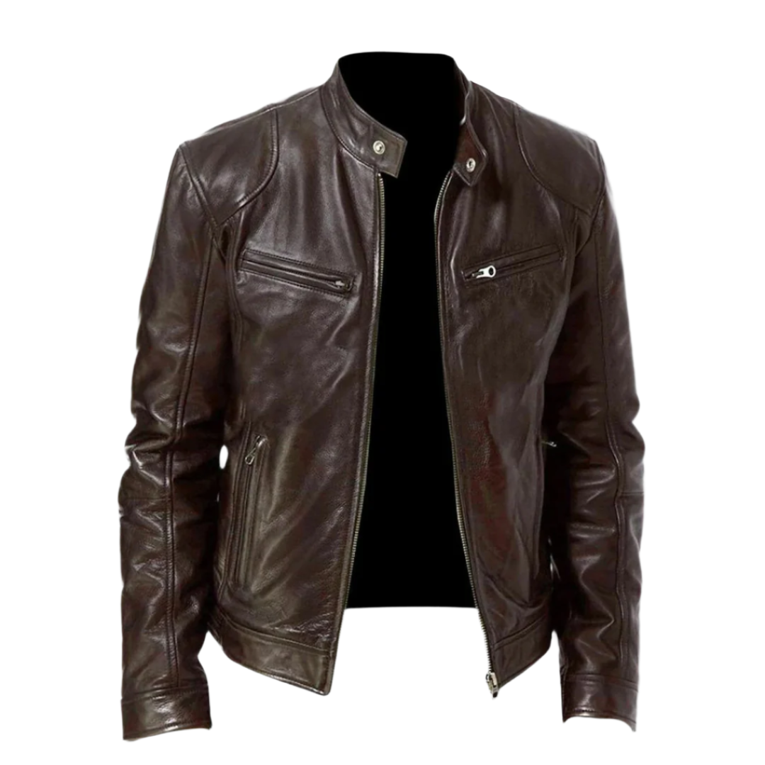 CALVIN™ | Leather Men's Jacket - Retail Flare