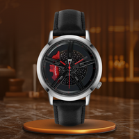 Opulent Rotating Hub Dial Timepiece - Retail Flare