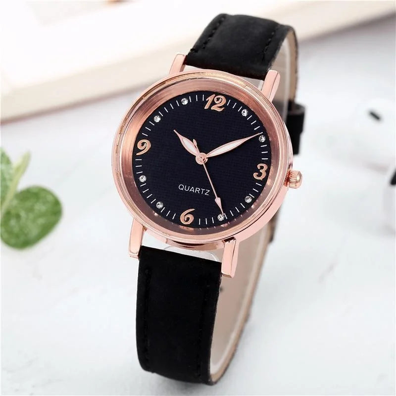 Prestige Leather Band Timepiece