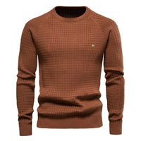 VAN TILBURGH™ | Men's Sweater with Grid Pattern - Retail Flare