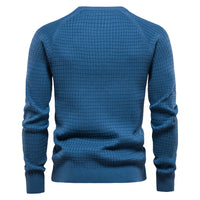 VAN TILBURGH™ | Men's Sweater with Grid Pattern - Retail Flare