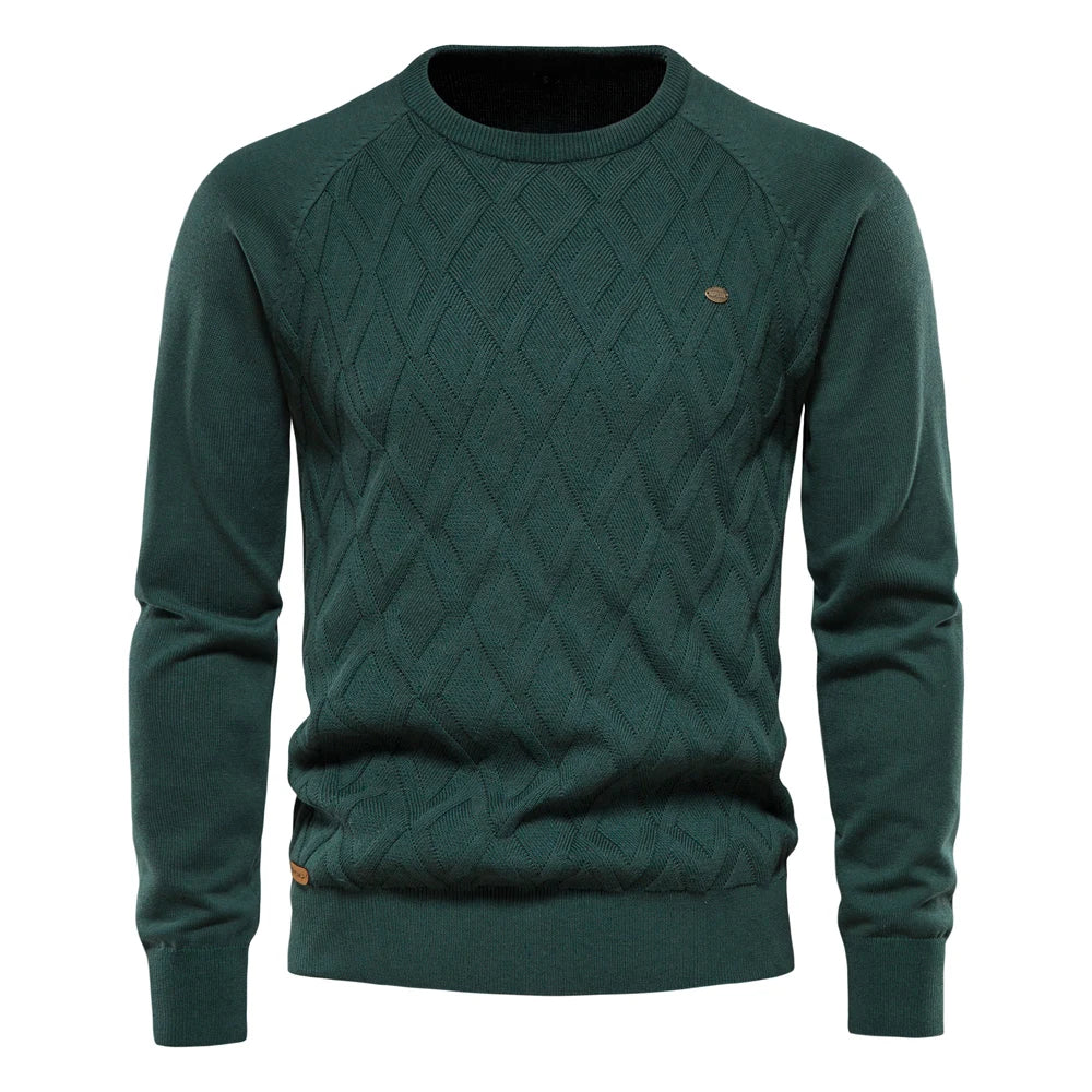 VAN TILBURGH™ | Men's Sweater with Checkered Design - Retail Flare