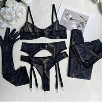 SERENA | 5-Piece Tie Dye Lingerie Set