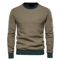 VAN TILBURGH™ | Men's Sweater with Checkered Pattern - Retail Flare