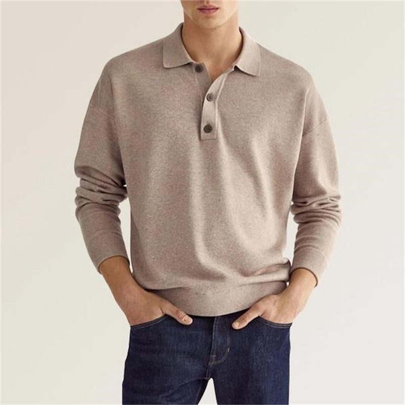 ROSSI | Men's Long-Sleeve Polo Shirt