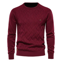 VAN TILBURGH™ | Men's Sweater with Checkered Design - Retail Flare