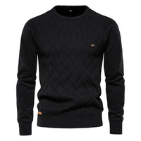 VAN TILBURGH™ | Men's Sweater with Checkered Design - Retail Flare