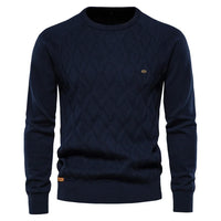 VAN TILBURGH™ | Men's Sweater with Checkered Design - Retail Flare