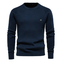 VAN TILBURGH™ | Men's Sweater with Grid Pattern - Retail Flare