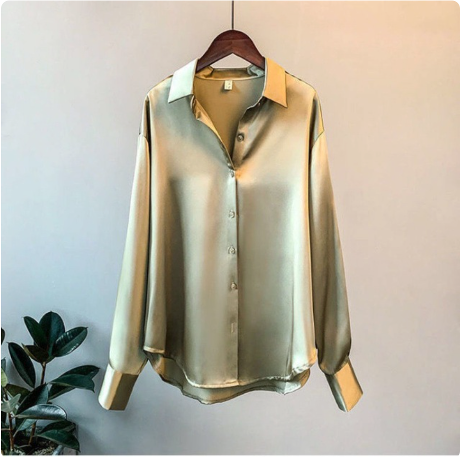 DONNA™ | Women's Satin Shirt