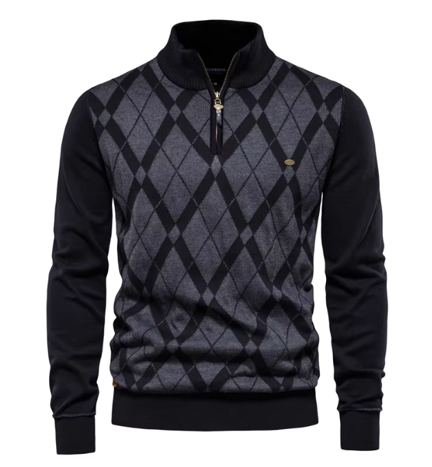 VAN TILBURGH™ | Half-Zip Men's Sweater - Retail Flare