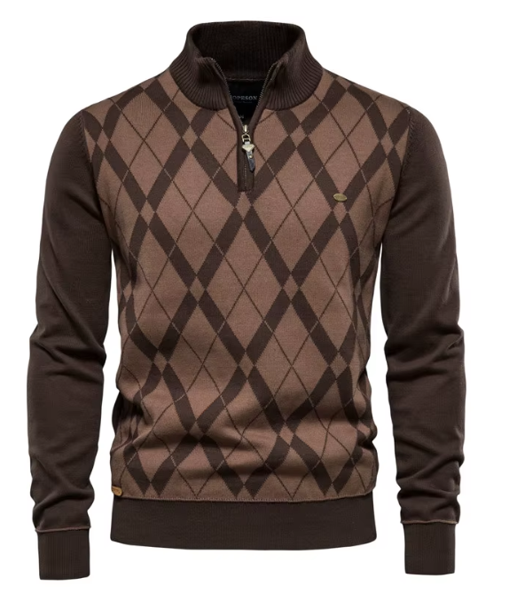 VAN TILBURGH™ | Half-Zip Men's Sweater - Retail Flare