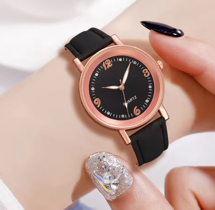 Prestige Leather Band Timepiece