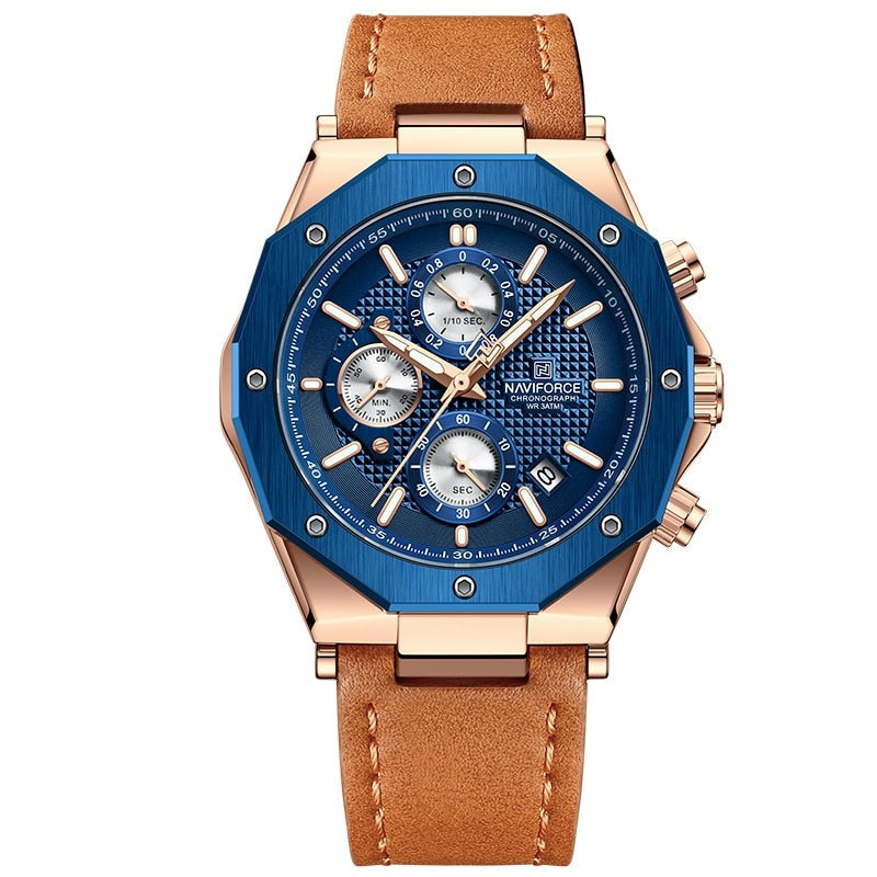 Luxe Automatic Business Leather Watch - Retail Flare