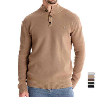 VAN TILBURGH™ | Men's Sweater with Button Design - Retail Flare