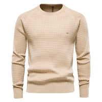 VAN TILBURGH™ | Men's Sweater with Grid Pattern - Retail Flare