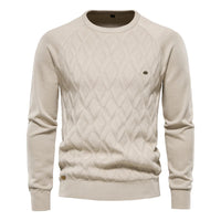 VAN TILBURGH™ | Men's Sweater with Checkered Design - Retail Flare