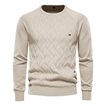 VAN TILBURGH™ | Men's Sweater with Checkered Design - Retail Flare