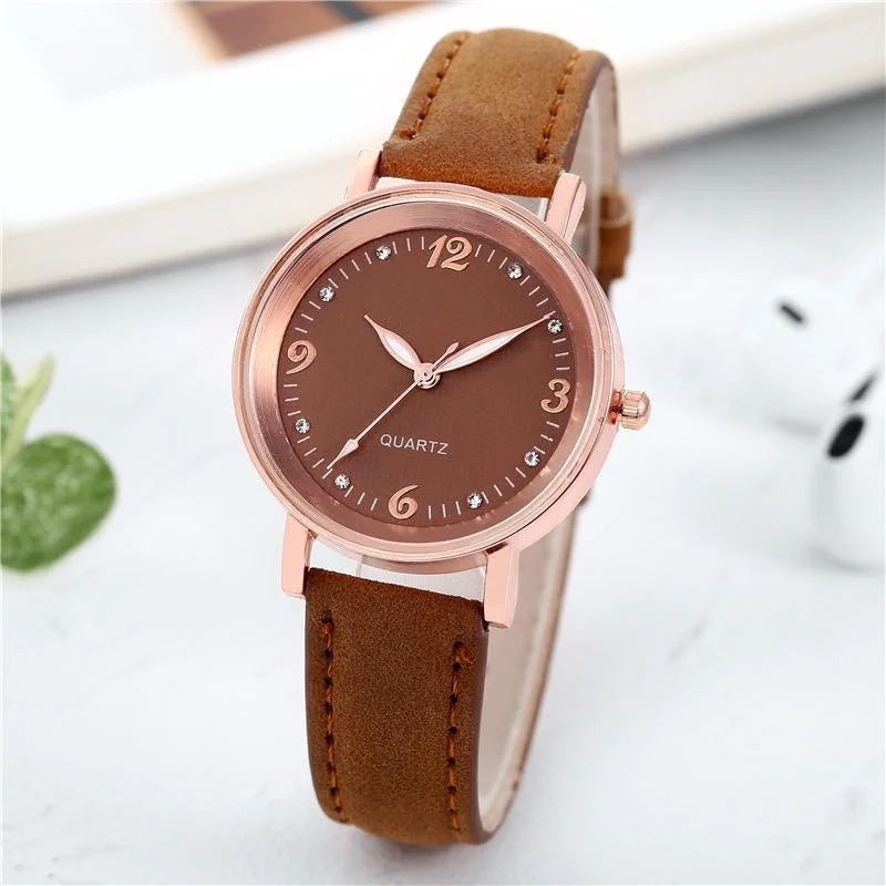 Prestige Leather Band Timepiece