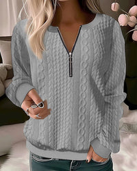 AURORA™ | Luxe Sweater with Zip