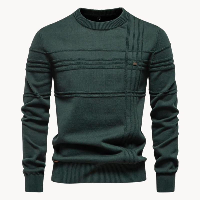 VAN TILBURGH™ | Men's Sweater with Checkered Design - Retail Flare