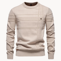 VAN TILBURGH™ | Men's Sweater with Checkered Design - Retail Flare