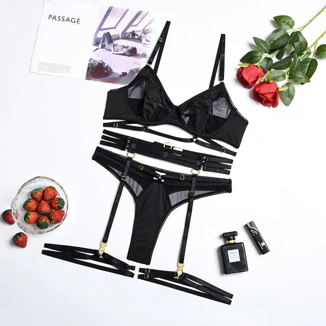 ADRIANA | 3-Piece French Lingerie Set - Retail Flare