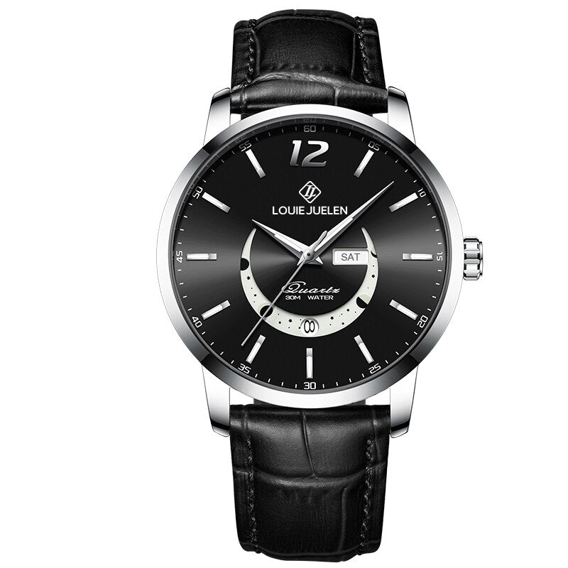 Celestial Moonphase Luminous Calendar Watch