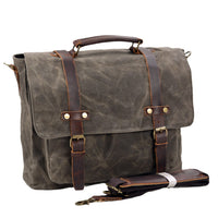 BRUGES | Canvas and Leather Shoulder Bag - Retail Flare