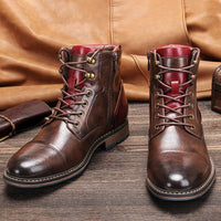 DAWSON™ | Leather Oxford Boots - Retail Flare