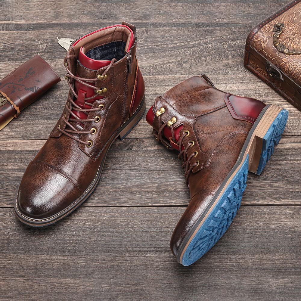 DAWSON™ | Leather Oxford Boots - Retail Flare