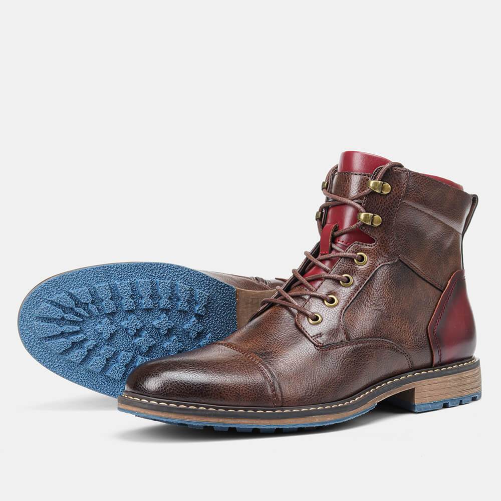 DAWSON™ | Leather Oxford Boots - Retail Flare