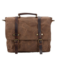 BRUGES | Canvas and Leather Shoulder Bag - Retail Flare