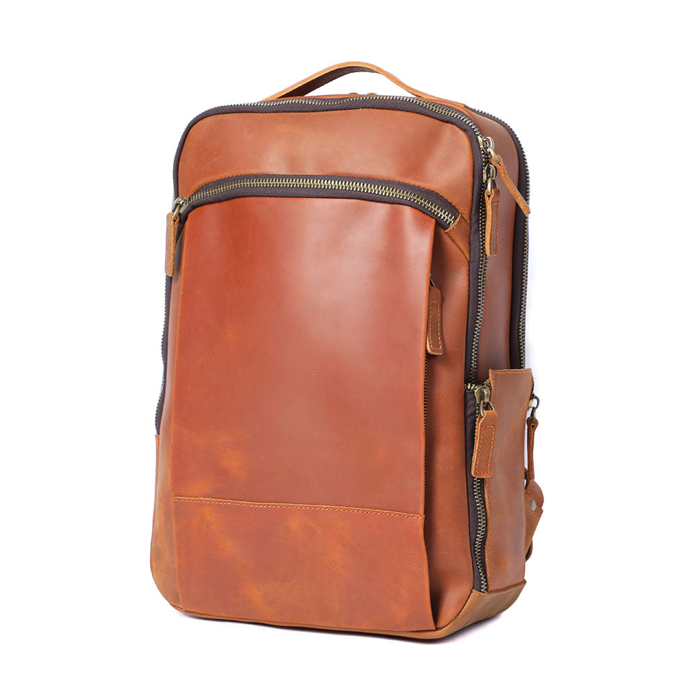 LARVIK | Leather Laptop Backpack - Retail Flare