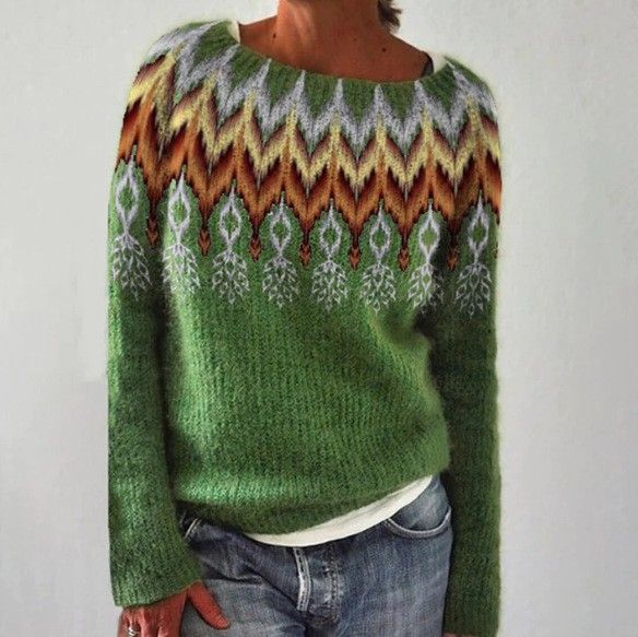 SILVIA | Retro Sweater - Retail Flare