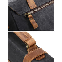 MOKALO | Waxed Canvas Messenger Bag - Retail Flare