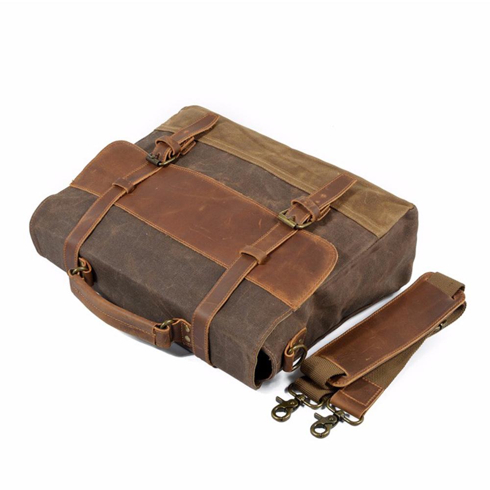 MOKALO | Waxed Canvas Messenger Bag - Retail Flare