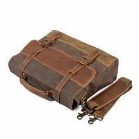 MOKALO | Waxed Canvas Messenger Bag - Retail Flare