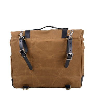 SEATTLE | Canvas Motorcycle Saddlebag - Retail Flare