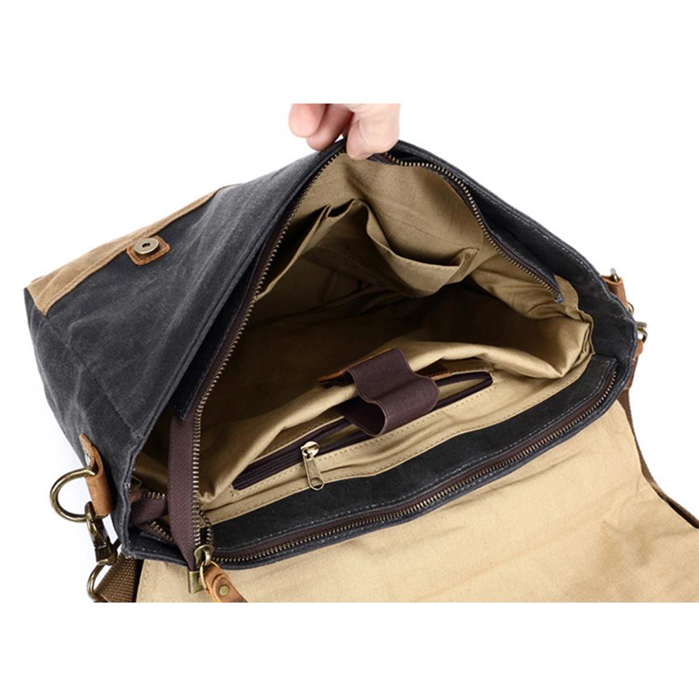 MOKALO | Waxed Canvas Messenger Bag - Retail Flare