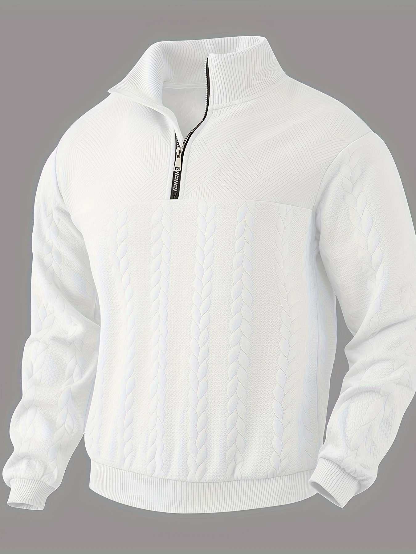 ROMEO | Vintage Men's Sweater with Zipper