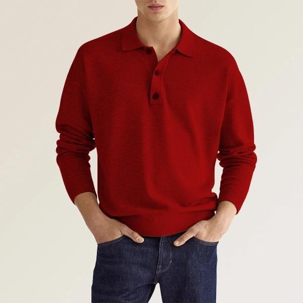 ROSSI | Men's Long-Sleeve Polo Shirt