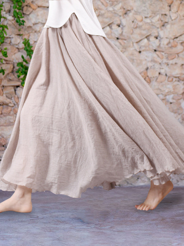 Pearl Shiny Skirt - Effortless Movement - Retail Flare