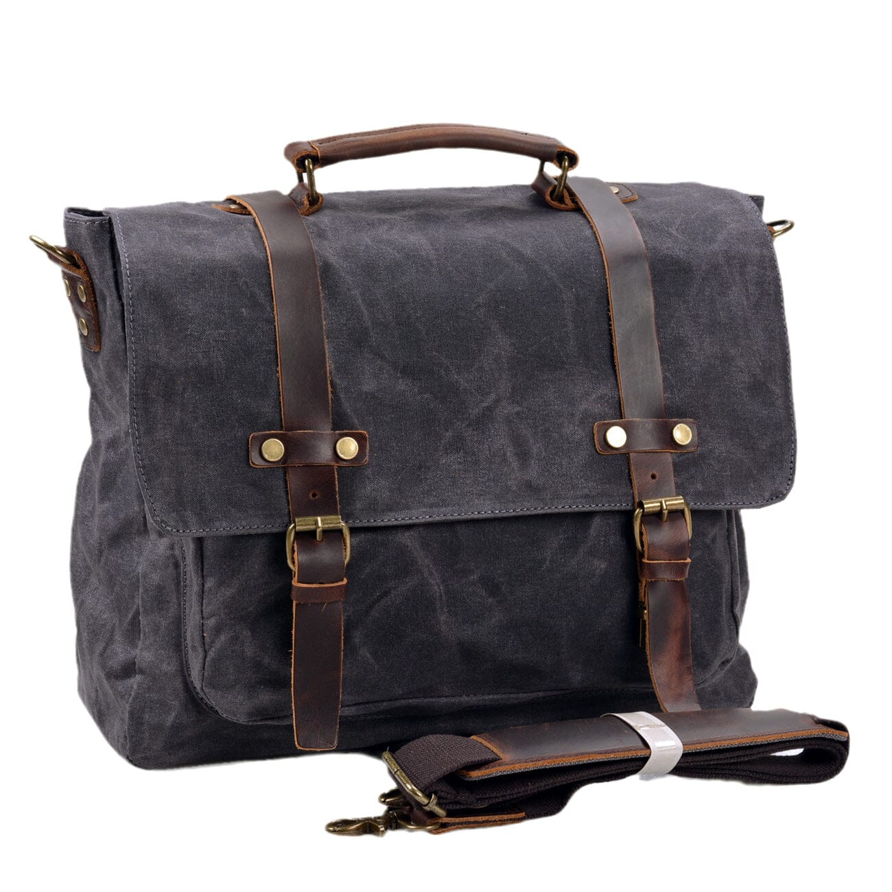 BRUGES | Canvas and Leather Shoulder Bag - Retail Flare